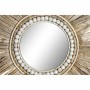 Miroir mural DKD Home Decor Miroir Naturel Fibre (50 x 5 x 50 cm)