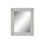 Miroir mural DKD Home Decor Verre MDF Blanc osier Cottage (53 x 63 x 4 cm) (53,5 x 4 x 62,5 cm)