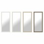 Miroir mural DKD Home Decor Miroir Naturel Blanc Gris foncé Ivoire PS Traditionnel 4 Unités (70 x 2 x 158 cm)