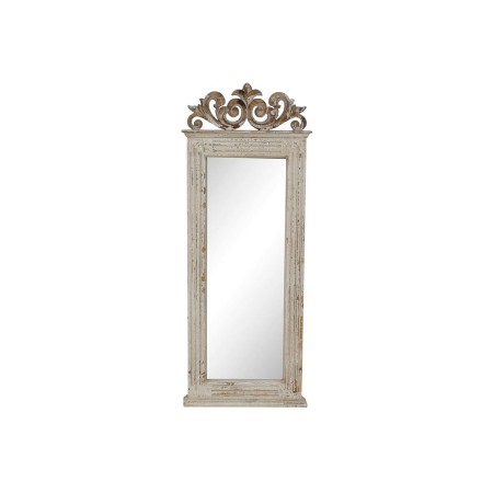 Miroir mural DKD Home Decor Bois Blanc Traditionnel (47 x 6.5 x 119 cm)