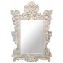 Miroir mural DKD Home Decor Verre Blanc Bois de manguier Décapé (90 x 3 x 135 cm)