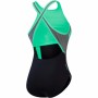Maillot de bain femme Speedo High Neck Splice Cross Vert