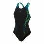 Bañador Mujer Speedo Placement Laneback Verde