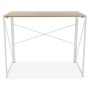Mesa de Escritorio Versa     Blanco Madera Metal 45 x 74 x 90 cm Plegable