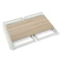 Mesa de Escritorio Versa     Blanco Madera Metal 45 x 74 x 90 cm Plegable