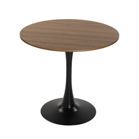 Table Versa Lia Noir 80 x 73 x 80 cm