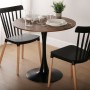 Table Versa Lia Noir 80 x 73 x 80 cm