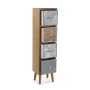 Cajonera Versa Palm Grey 24 x 116 x 29 cm