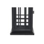 Lanternes DKD Home Decor Verre Noir Métal (24 x 24 x 60 cm)