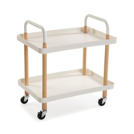 Carrito Verdulero Versa Skuvoy Blanco Metal Polipropileno 36 x 55 x 53,5 cm