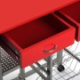 Carrito Verdulero Versa Rojo PVC 40 x 82 x 76 cm