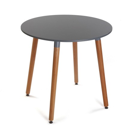 Table de Salle à Manger Versa Mayra Gris Bois Bois MDF 80 x 75 x 80 cm