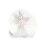 Décoration lumineuse DKD Home Decor Boule de Neige Verre Résine (6,5 x 6,5 x 8,5 cm) (2 Unités)