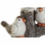 Lampe solaire DKD Home Decor Oiseaux Marron Résine (33 x 20 x 50 cm)