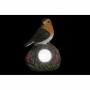 Lampe solaire DKD Home Decor Oiseau Résine Multicouleur (9 x 7 x 13 cm) (2 Unités)