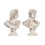 Figure décorative de jardin DKD Home Decor Blanc Grec Buste Magnésium (2 Unités) (26 x 16 x 36 cm)