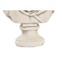 Figure décorative de jardin DKD Home Decor Blanc Grec Buste Magnésium (2 Unités) (26 x 16 x 36 cm)