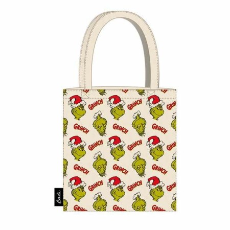 Bolso Bandolera The Grinch Verde 36,0 x 39,0 x 0,4 cm