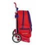 Mochila Escolar con Ruedas Atlético Madrid