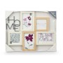 Cadre photo GiftDecor 411408K Naturel Métal Bois MDF (8 Unités)