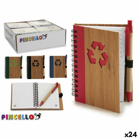 Libreta de Anillas S4 Pincello AR1810138 1 x 13 x 10 cm (24 Unidades)