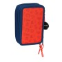 Trousse Scolaire avec Accessoires Super Mario Trick Rouge Bleu foncé 12,5 x 19,5 x 5,5 cm 37 Pièces