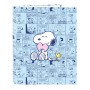 Carpeta de anillas Snoopy Love Azul A4 26.5 x 33 x 4 cm