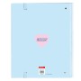 Carpeta de anillas Snoopy Love Azul 27 x 32 x 3.5 cm