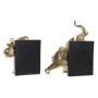 porte-livre DKD Home Decor Doré Eléphant Résine Colonial (22 x 15 x 25 cm)