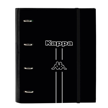 Carpeta de anillas Kappa Dark Negro 27 x 32 x 3.5 cm