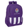 Cartable Real Valladolid C.F. Blanc Violet 32 x 44 x 16 cm