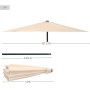 Parasol Aktive Beige Ø 250 cm