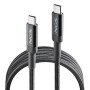 Cable USB-C a USB-C NGS KNOT65W-3 Negro 3 m