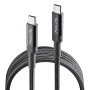 Cable USB-C a USB-C NGS KNOT100W-2 Negro 2 m