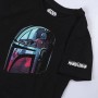 T shirt à manches courtes Enfant The Mandalorian Noir