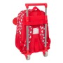 Mochila Escolar con Ruedas Hello Kitty Iconic Blanco Rojo 26 x 11 x 67 cm 26 x 34 x 11 cm