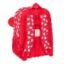 Mochila Escolar Hello Kitty Iconic Blanco Rojo 26 x 34 x 11 cm