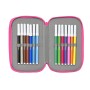 Pochette à crayons triple Rainbow High Shine Multicouleur 12,5 x 19,5 x 5,5 cm 37 Pièces