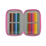 Pochette à crayons triple Rainbow High Shine Multicouleur 12,5 x 19,5 x 5,5 cm 37 Pièces