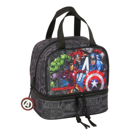 Portameriendas The Avengers Vendetta Negro 20 x 20 x 15 cm