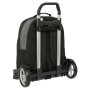 Cartable à roulettes BlackFit8 Old school Noir Gris 32 x 42 x 15 cm