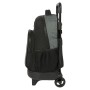 Cartable à roulettes BlackFit8 Old school Noir Gris 33 x 45 x 22 cm