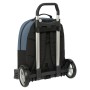 Cartable à roulettes BlackFit8 California Bleu Noir 32 x 42 x 15 cm