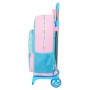 Cartable à roulettes Benetton Unique Rose Turquoise 30 x 46 x 14 cm