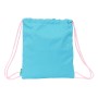 Bolsa Mochila con Cuerdas Benetton Unique Rosa Turquesa 35 x 40 x 1 cm