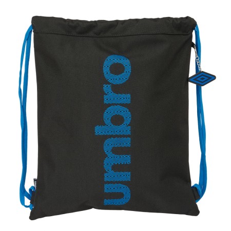 Bolsa Mochila con Cuerdas Kelme Jet black Negro 35 x 40 x 1 cm