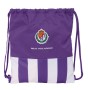 Sac à dos serré par des ficelles Real Valladolid C.F. Blanc Violet 35 x 40 x 1 cm