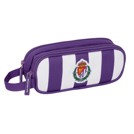 Fourre-tout Real Valladolid C.F. Blanc Violet 21 x 8 x 6 cm