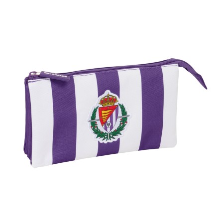 Fourre-tout Real Valladolid C.F. Blanc Violet 22 x 12 x 3 cm