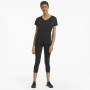 Pantalón Largo Deportivo Puma Train Favorite Forever High Waist 3/4 Negro Mujer